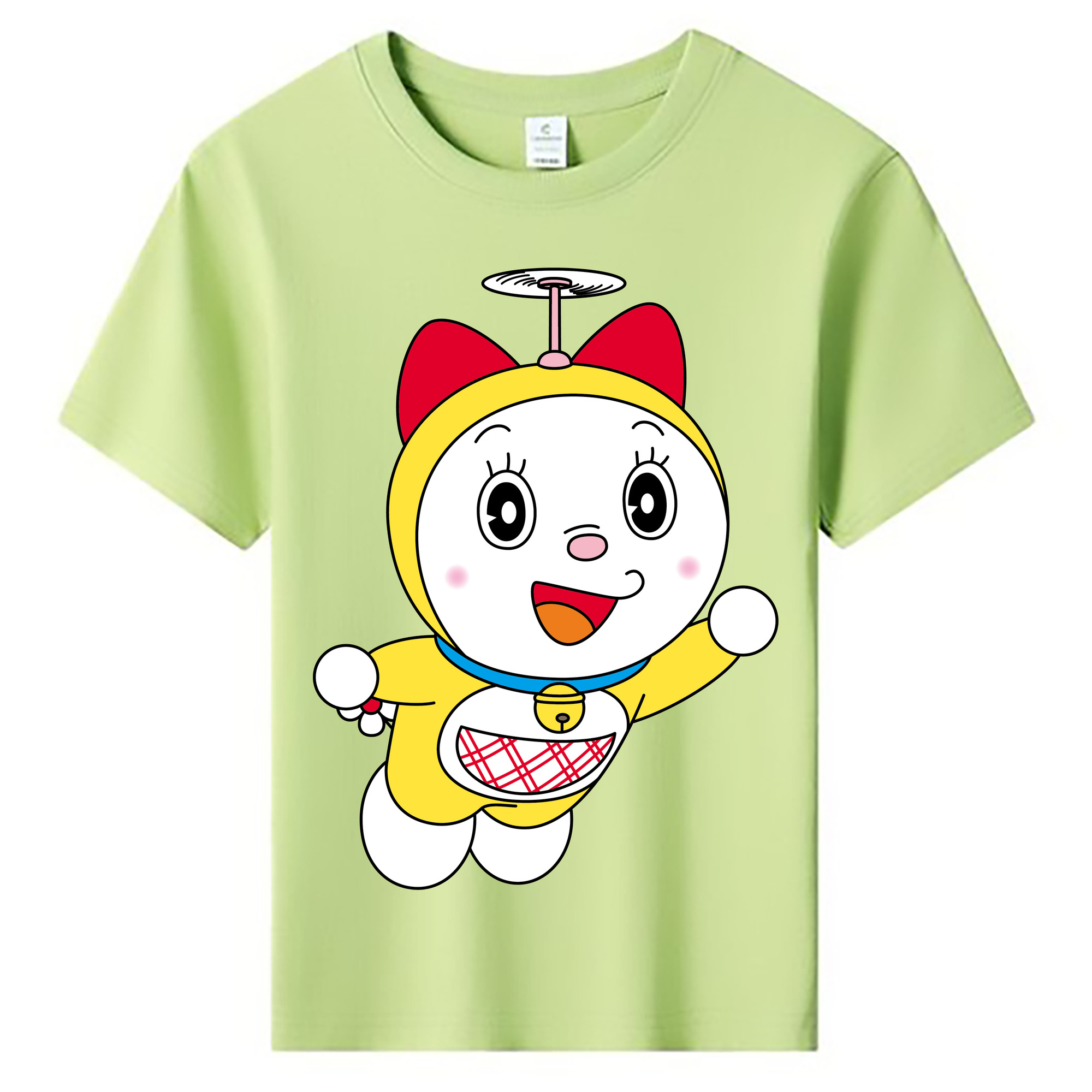 （画像用） ドラえもん ドラミ Doraemon Dorami 綿100％キッズTシャツ（フロントプリント）